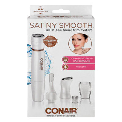 Conair Satiny Smooth Facial Trim System All In One Wet/Dry - Each - Image 3