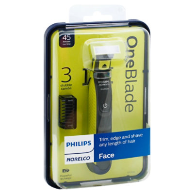 Rook straal Vloeibaar Philips Norelco OneBlade Face Grooming Kit 3 Stubble Combs QP252/70 - Each  - Vons