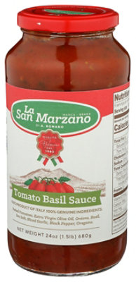 La San Mar Sauce Tomato Basil - 24 Oz - Image 4