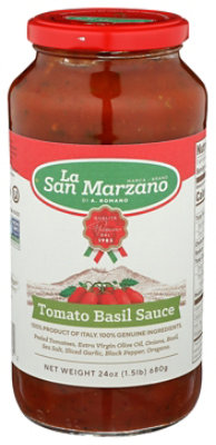 La San Mar Sauce Tomato Basil - 24 Oz