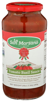 La San Mar Sauce Tomato Basil - 24 Oz - Image 1