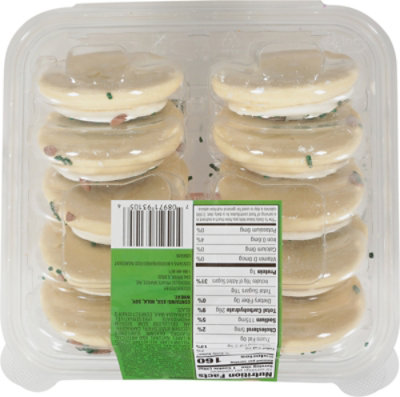 Lofthouse Football White Frosted Sugar Cookies With Green And Brown - 13.5 Oz - Image 6