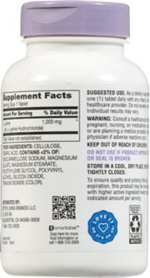 Signature Select/Care L Lysine HCI 1000mg Dietary Supplement Tablet - 100 Count - Image 4