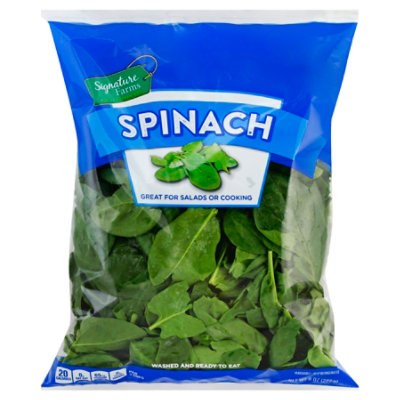 Signature Select/Farms Spinach - 8 Oz - Image 1