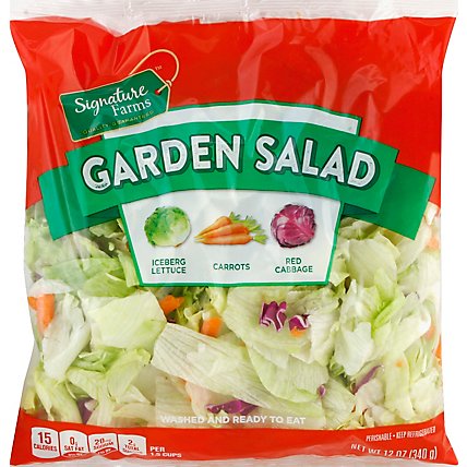 Signature Farms Garden Salad - 12 Oz - Image 2