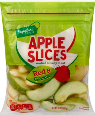 Signature Farms Apple Slices Red & Green - 14 Oz - Image 2