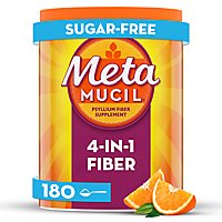 Metamucil Fiber Supplement 4 In 1 MultiHealth Powder Orange Sugar Free - 36.8 Oz - Image 2