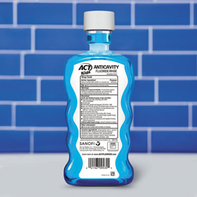 ACT Kids Anticavity Fluoride Mouthwash Wild Watermelon - 16.9 Fl. Oz. - Image 5