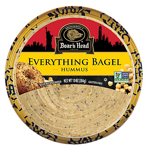 Boars Head Everything Bagel Hummus - 10 Oz