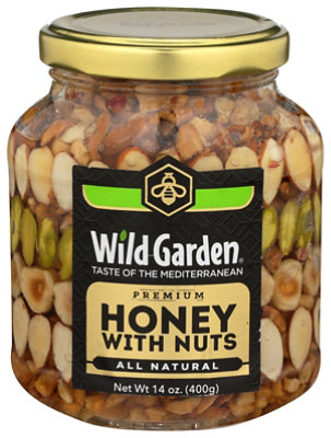 Wild Gard Honey With Nuts - 14 Oz