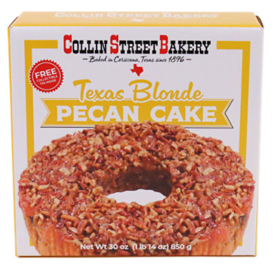 Whs Reg Texas Blonde Pecan Cake Box Collin Street Bakery - Each - Image 1