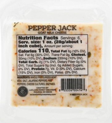 Laclare Goat Pepper Jack - 6 Oz - Image 6