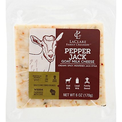 Laclare Goat Pepper Jack - 6 Oz - Image 2