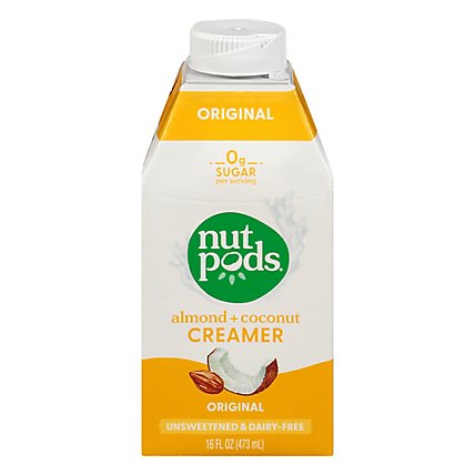 nutpods Creamer Dairy Free Unsweetened Original 1 Pint - 473 Ml - Image 3
