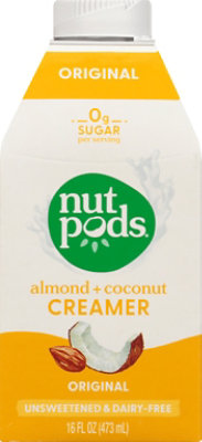 nutpods Creamer Dairy Free Unsweetened Original 1 Pint - 473 Ml - Image 2