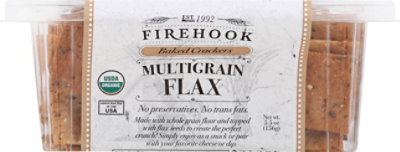 Firehook Crackers Baked Multigrain Flax - 5.5 Oz - Image 2