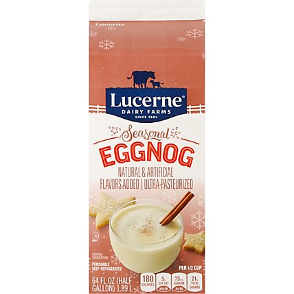 Lucerne Eggnog Ultra High Temperature Holiday - 64 Fl. Oz. - Image 6