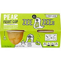 Zee Zees Fruit Cup In 100% Juice Pear Diced Pieces - 4-4 Oz - Image 2