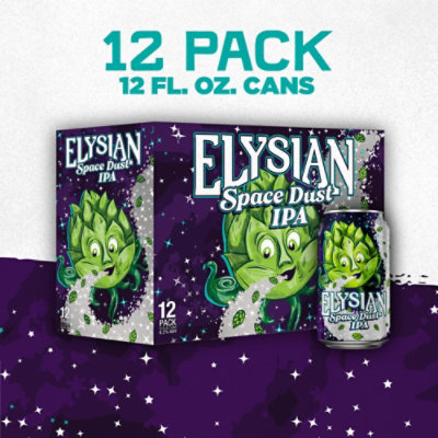 Elysian Space Dust IPA Craft Beer India Pale Ale Cans - 12-12 Fl. Oz. - Image 1