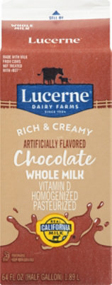 Lucerne Milk Chocolate Whole - 1 Half Gallon - Image 6