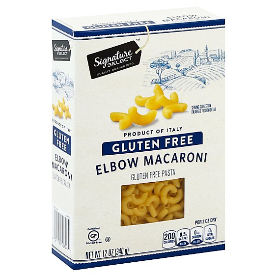 Signature SELECT Elbow Pasta Macaroni Gluten Free - 12 Oz
