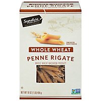 Signature SELECT Pasta Whole Wheat Penne Rigate - 16 Oz - Image 1
