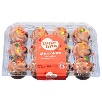 Two-Bite Fall Chocolate Cupcakes - 10 Oz - Image 3