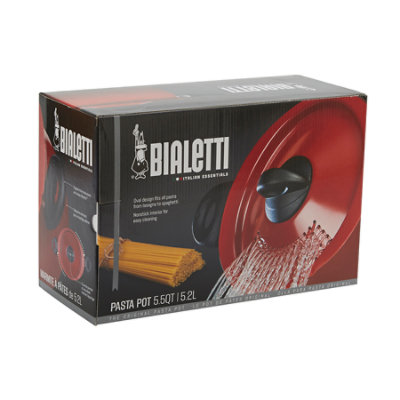 Bialetti- Pasta Pot Red Pepper - Each