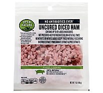 Open Nature Ham Uncured Diced Fully Cooked - 7 Oz