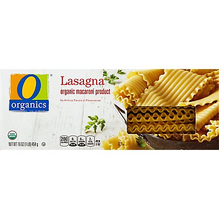 O Organics Pasta Lasagna - 16 Oz - Image 2