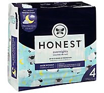 The Hones Diaper Ovrnght Sheep Sz 4 - 24 Package