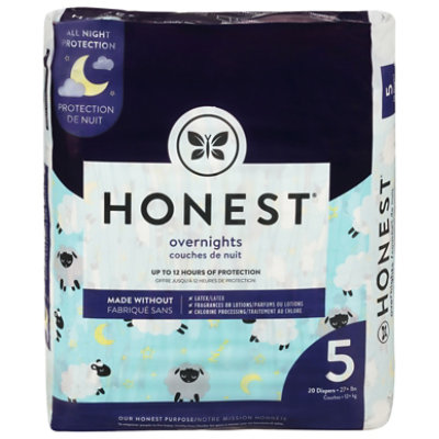 The Honest Diaper Overnight Sheep Sz 5 - 20 Count - Image 3