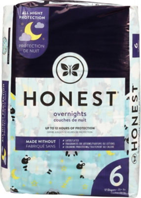 The Hones Diaper Ovrnght Sheep Sz 6 - 17 Package - Image 2