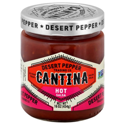 Desert Pepper Trading Company Salsa Cantina Hot - 16 Oz - Pavilions