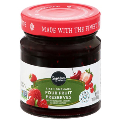 Signature SELECT Like Homemade Four Fruit Preserves - 13 Oz