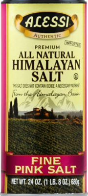 Alessi Himalayan Salt All Natural Premium Pink Fine - 24 Oz - Image 2