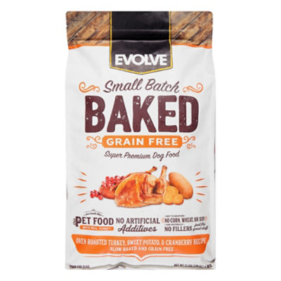 Evolve baked dog clearance food