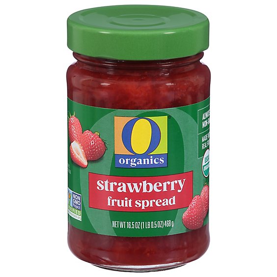 O Organics Fruit Spread Strawberry - 16.5 Oz