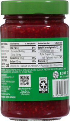 O Organics Fruit Spread Raspberry - 16.5 Oz - Image 6