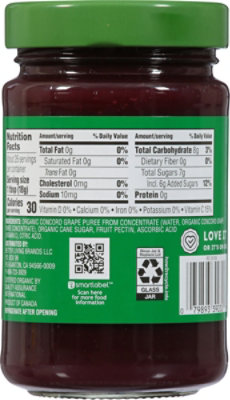 O Organics Fruit Spread Concord Grape - 16.5 Oz - Image 6