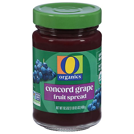 O Organics Fruit Spread Concord Grape - 16.5 Oz