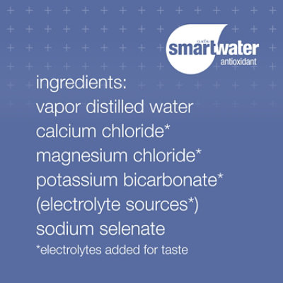 smartwater Water Antioxidant Vapor Distilled - 33.8 Fl. Oz. - Image 5
