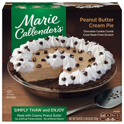 Marie Callenders Peanut Butter Cream Pie - 24.8 Oz