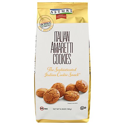 Asturi Italian Amaretti Cookies - 6.35 Oz - Image 1