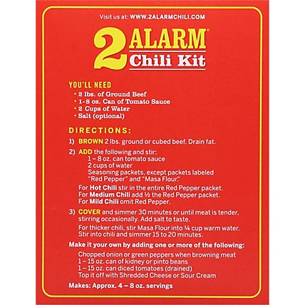 Wick Fowlers Chili Kit Texas Style 2 Alarm - 3.3 Oz - Image 6