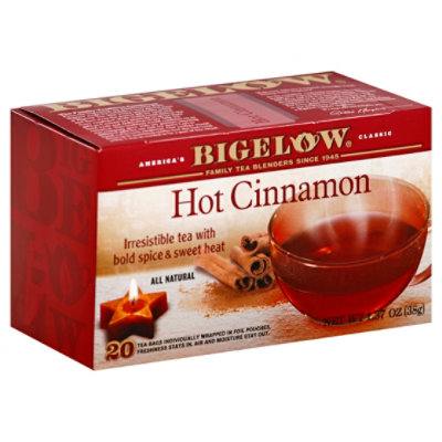 Bigelow Black Tea All Natural Hot Cinnamon 20 Count - 1.37 Oz - Image 1