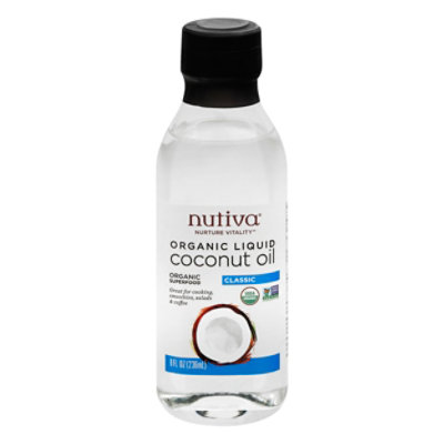 Nutiva Liquid Coconut Oil - 8 Fl. Oz. - Image 3