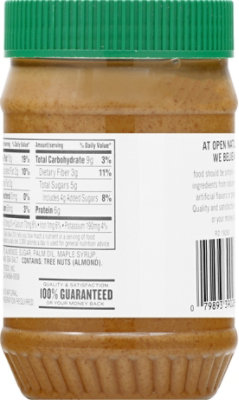 Open Nature Almond Butter Creamy Maple - 16 Oz - Image 6