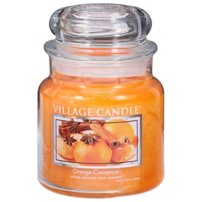Village Candle Candle Orange Cinnamon 16 Ounce - Each