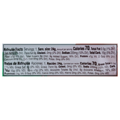 Lucas Salsagheti Hot Candy Strips Watermelon Flavor - 0.85 Oz - Image 3